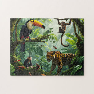 Rainforest Wildlife Jigsaw Puzzle