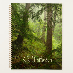 Rainforest Woodland Photo Personalised Planner