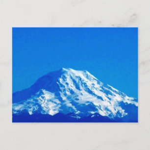 Rainier has the Blues Postcard