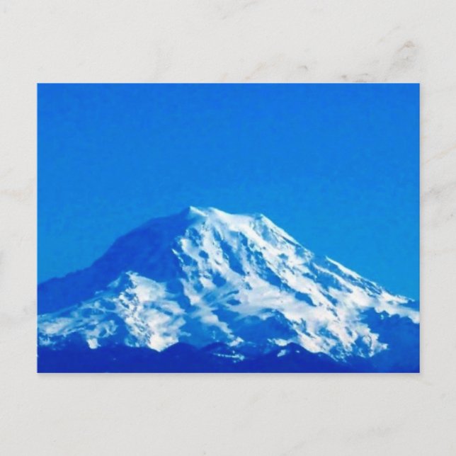 Rainier has the Blues Postcard (Front)