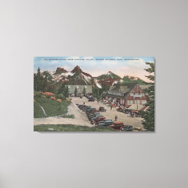 Rainier National Park - Tatoosh Canvas Print (Front)