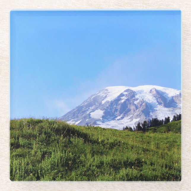 Rainier PDSC230 Glass Coaster (Front)