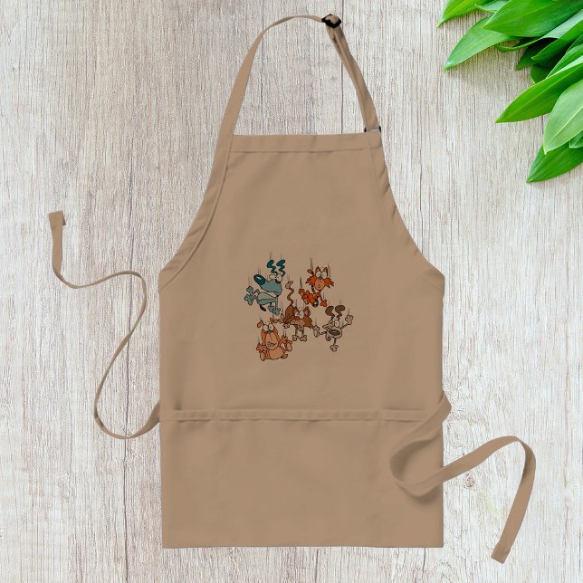 Raining Cats and Dogs Funny Pets Storm Standard Apron (Creator Uploaded)