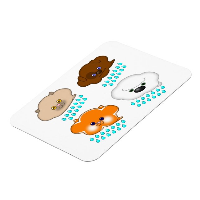 Raining Cats and Dogs -  Magnet (Left Side)