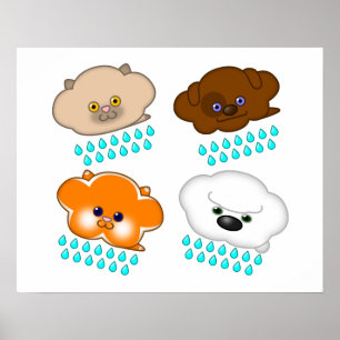 Raining Cats and Dogs Poster