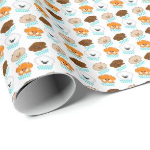 Raining Cats and Dogs Wrapping Paper