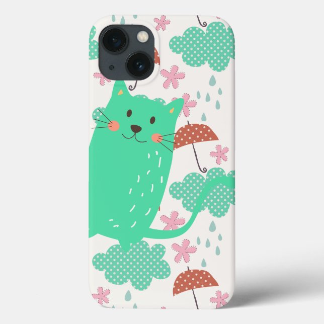 Raining Cats Case-Mate iPhone Case (Back)