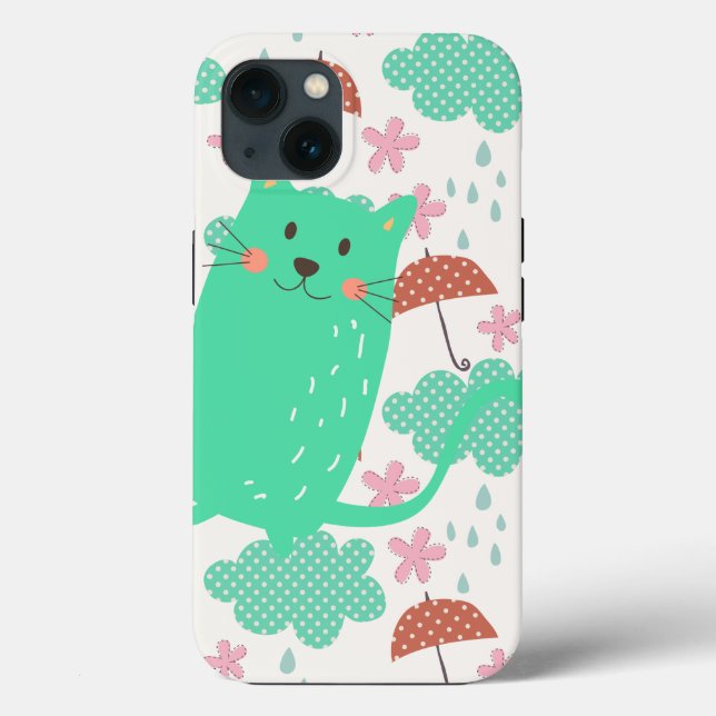 Raining Cats Case-Mate iPhone Case (Back)
