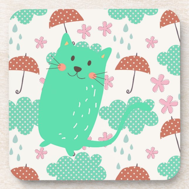 Raining Cats Coaster (Front)