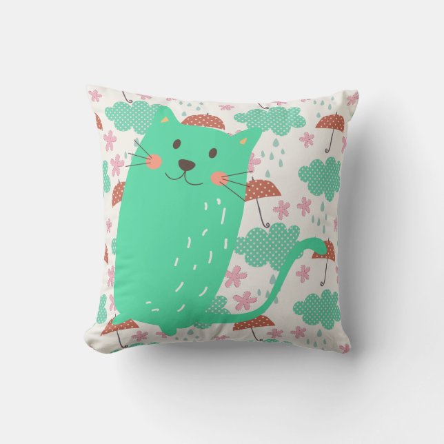 Raining Cats Cushion (Front)