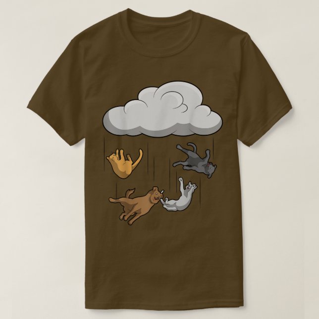 Raining Cats & Dogs  T-Shirt (Design Front)