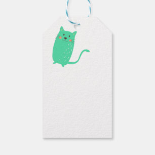 Raining Cats Gift Tags