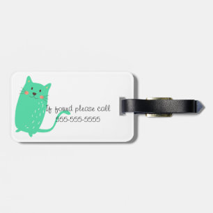 Raining Cats Luggage Tag