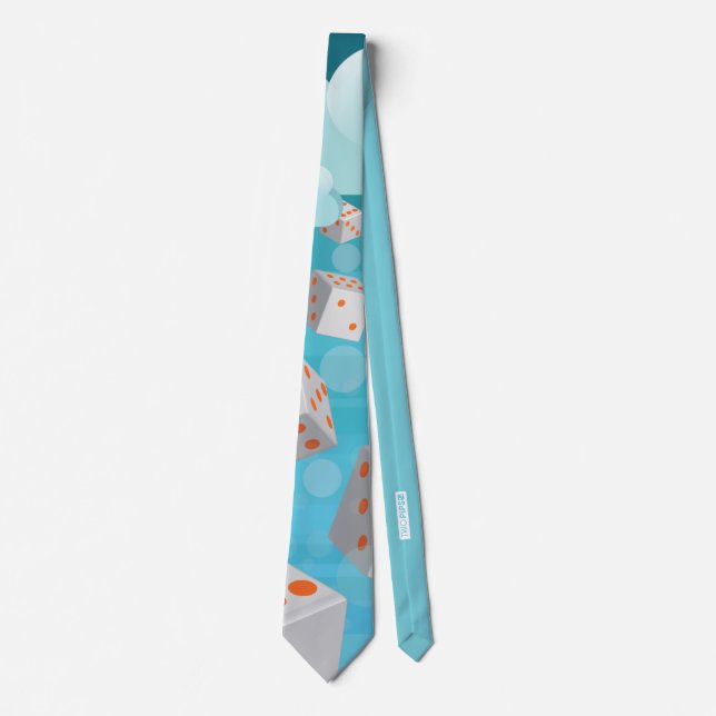 Raining Dice Tie (Front)