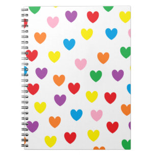 "Raining Hearts" Notebook