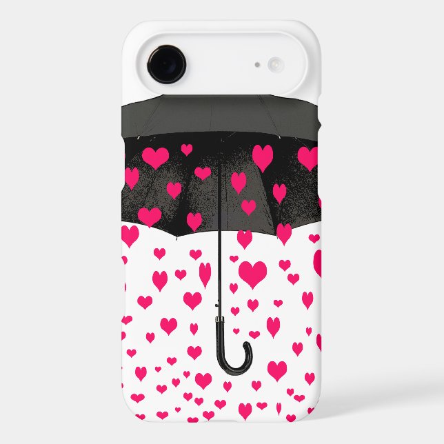 Raining love hearts iPod covers (Back)