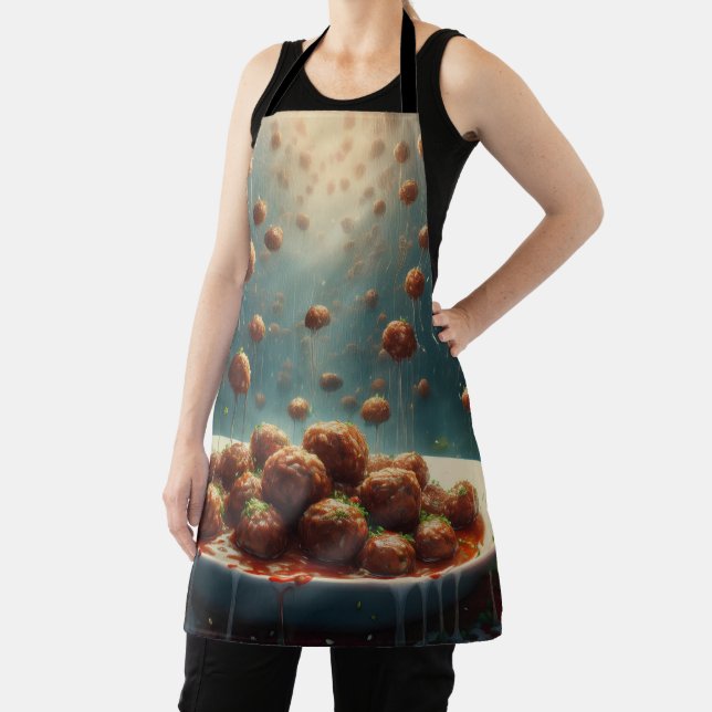 Raining Meatballs Apron (Insitu)