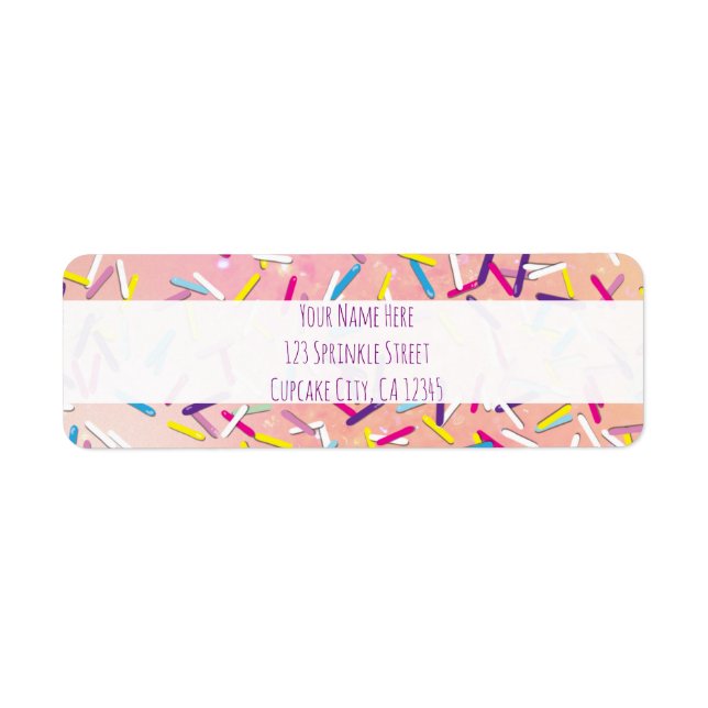 Raining Sprinkles Candy Land Sweets Party (Front)