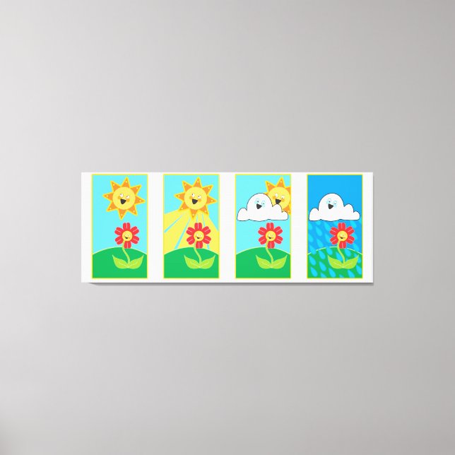 Raining Sunshine Canvas Print (Front)