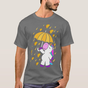 Raining Tacos Unicorn Cinco De Mayo Mexican Food  T-Shirt
