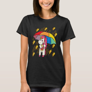 Raining Tacos Unicorn  Umbrella Cinco De Mayo Part T-Shirt