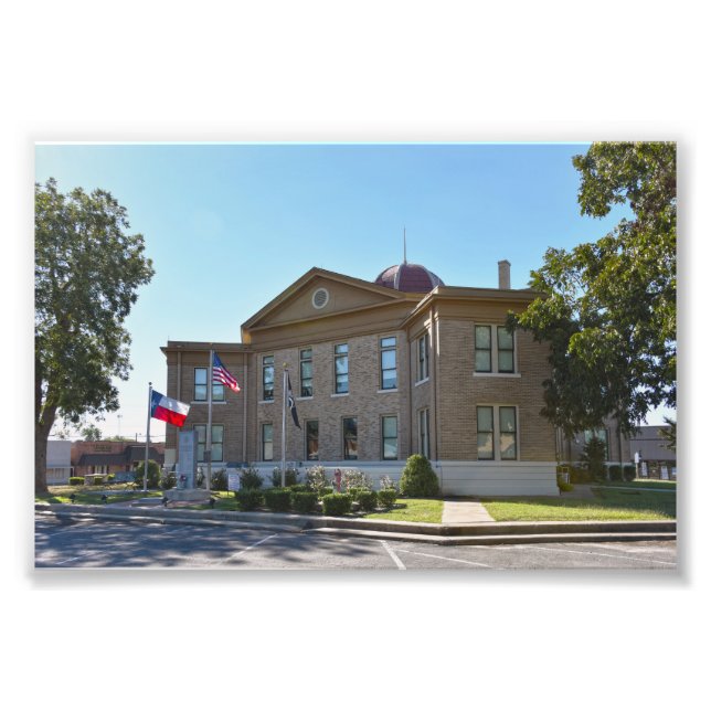 Rains County, Texas, Courthouse Photo Print (Front)