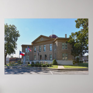 Rains County, Texas, Courthouse Poster