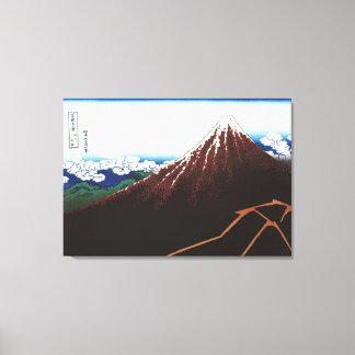 Rainstorm Beneath the Summit Canvas Print