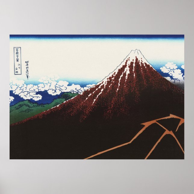 Rainstorm Beneath the Summit Poster (Front)