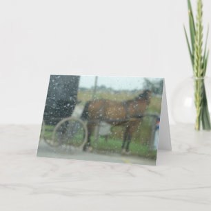 Rainy Day Amish Card