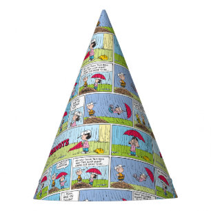 Rainy Day At The Baseball Game Party Hat