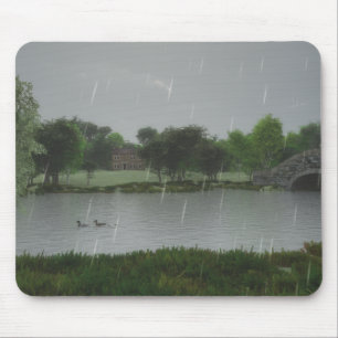 Rainy Day at the Lake Mousepad
