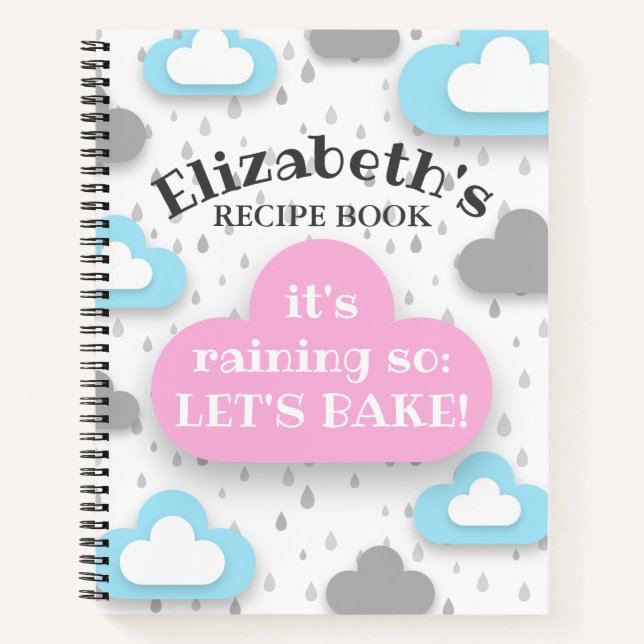 Rainy Day Baking Notebook (Front)
