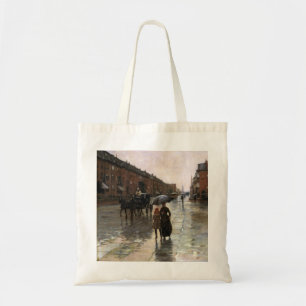 Rainy Day, Boston by Frederick Childe Hassam Tote Bag