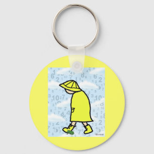 Rainy Day Boy Keychain