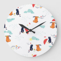Rainy Day Friends: Cat Dog Vintage