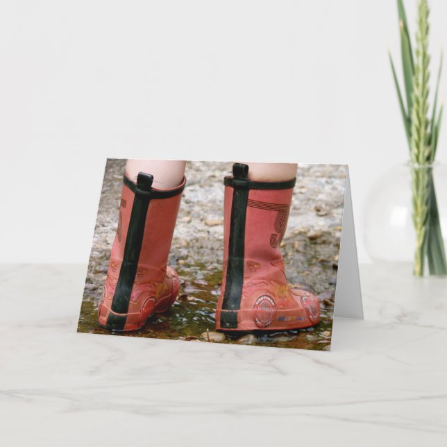 Rainy Day Greeting Card (Front)