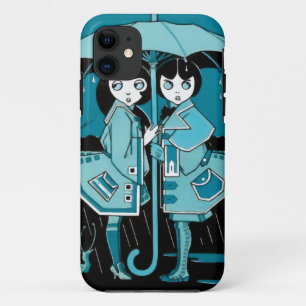Rainy Day in Blue Case-Mate iPhone Case