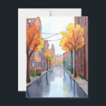 Rainy Day in Boston | Watercolor MA Travel Postcard<br><div class="desc">Rainy Day in Boston | Watercolor MA Travel Postcard
- Inspired by Boston,  Massachusetts on a rainy day!</div>