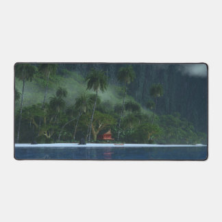 Rainy Day in Paradise Desk Mat