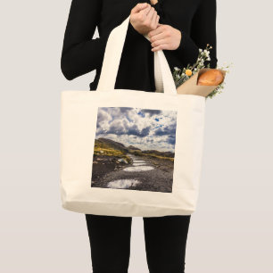 Rainy Day In Torres Del Paine NP Large Tote Bag