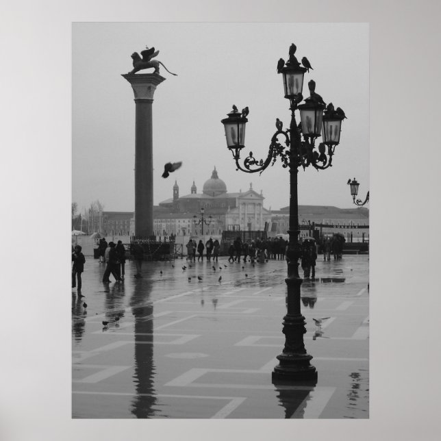Rainy day in Venice Poster (Front)