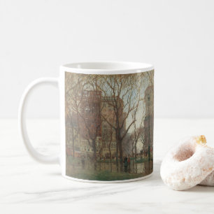Rainy Day, Madison Square, New York, Paul Cornoyer Coffee Mug