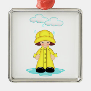 Rainy Day Metal Tree Decoration