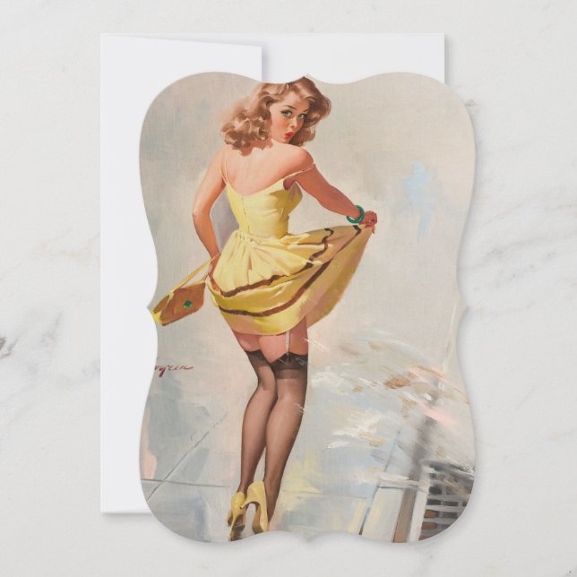 Rainy Day Pin-Up Girl (Front)