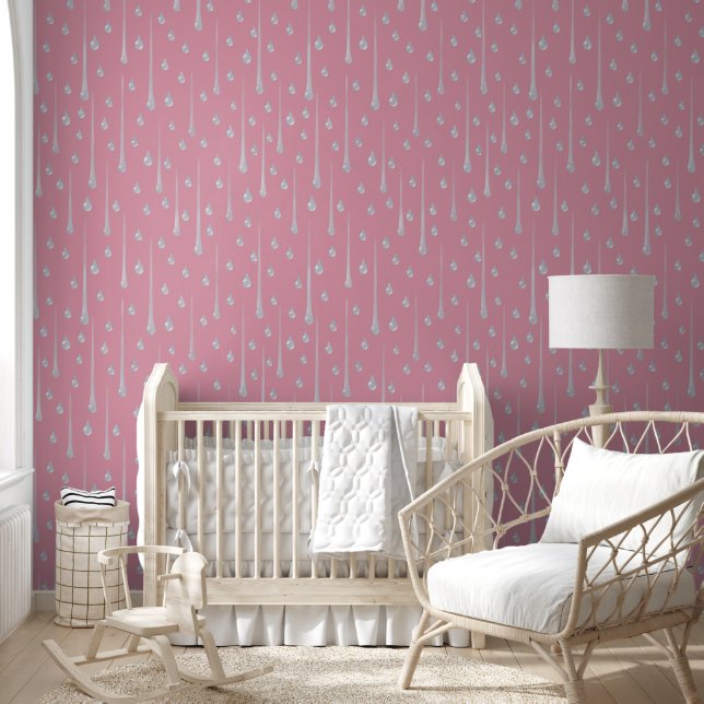 Rainy Day Pink Wallpaper (Kids)