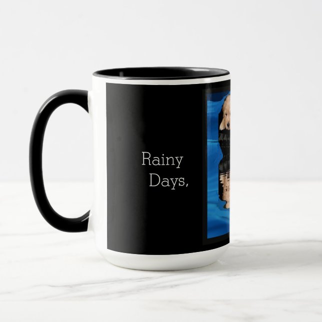 Rainy Day Pups Mug (Left)