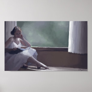 Rainy Day Reading Poster Print