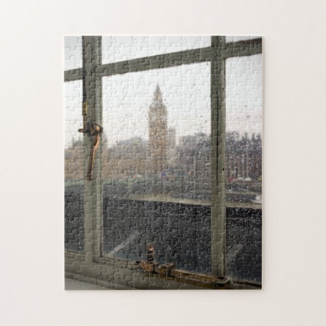 Rainy Day View of Big Ben - 11x14 - 252 pc Jigsaw Puzzle (Vertical)