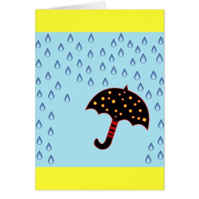rainy day with umbrella (Front)